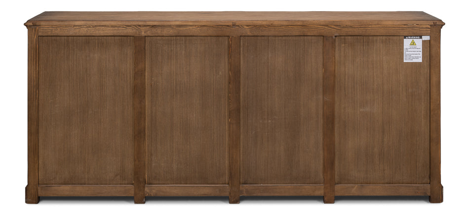 Villefranche Sideboard, Brown by Sarreid Ltd - view 8