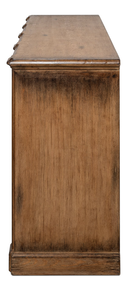 Villefranche Sideboard, Brown by Sarreid Ltd - view 9