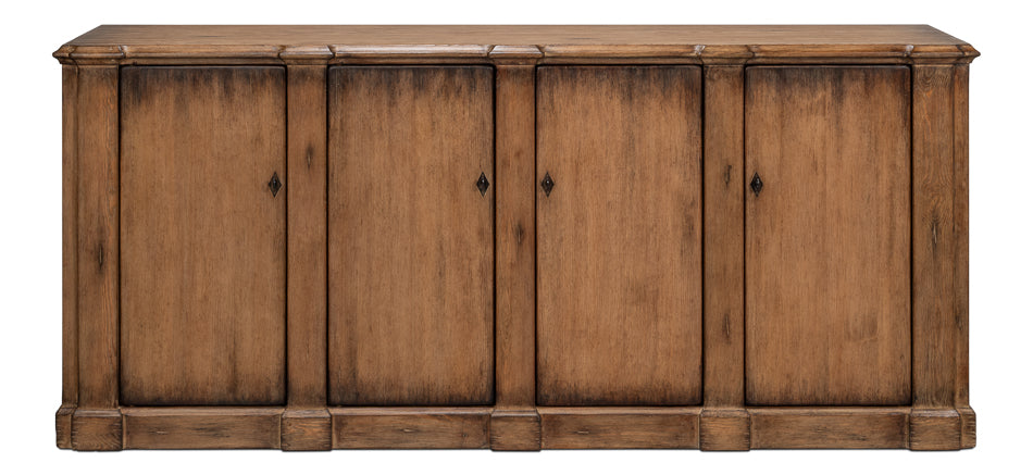 Villefranche Sideboard, Brown by Sarreid Ltd - view 2
