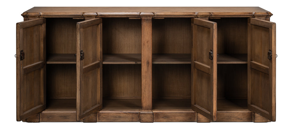 Villefranche Sideboard, Brown by Sarreid Ltd - view 3