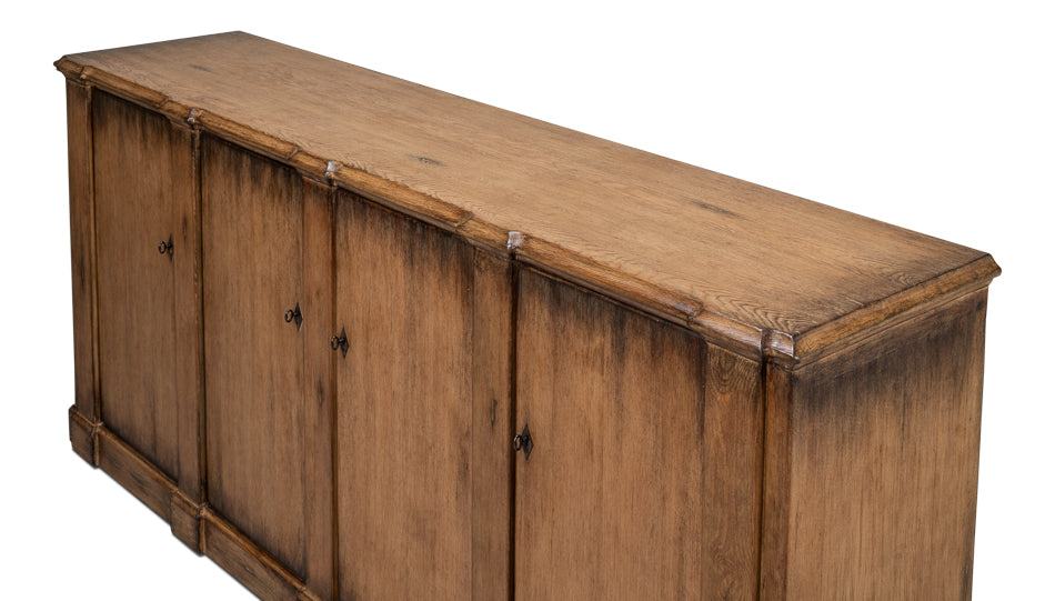 Villefranche Sideboard, Brown by Sarreid Ltd - view 4