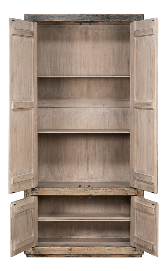 Chamonix Tall Cupboard by Sarreid Ltd - view 3