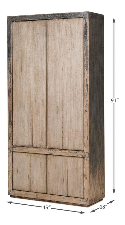 Chamonix Tall Cupboard by Sarreid Ltd - view 7