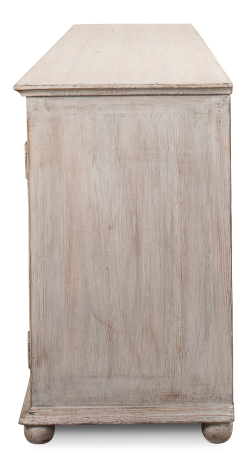 Six Diamonds Sideboard, French Grey by Sarreid Ltd - view 9