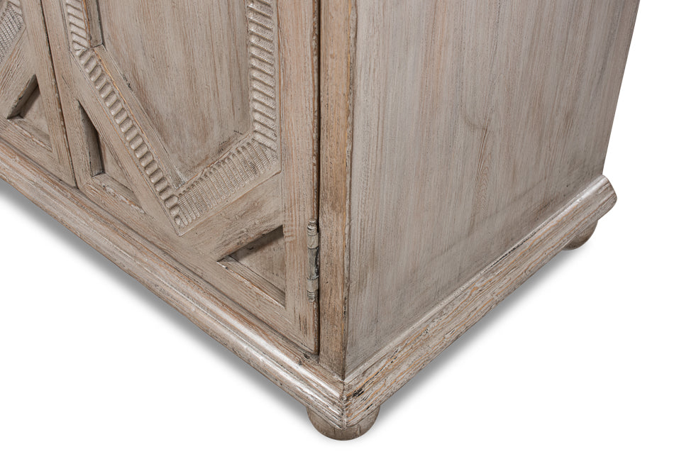 Six Diamonds Sideboard, French Grey by Sarreid Ltd - view 10