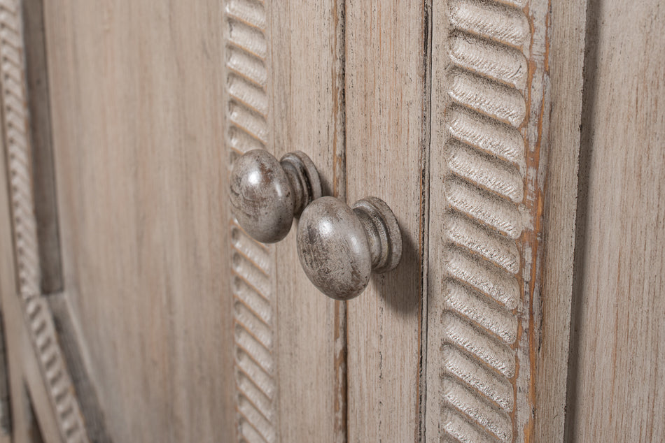 Six Diamonds Sideboard, French Grey by Sarreid Ltd - view 7
