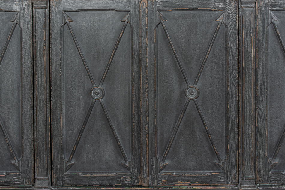 Marksman Sideboard, Concrete Grey by Sarreid Ltd - view 9