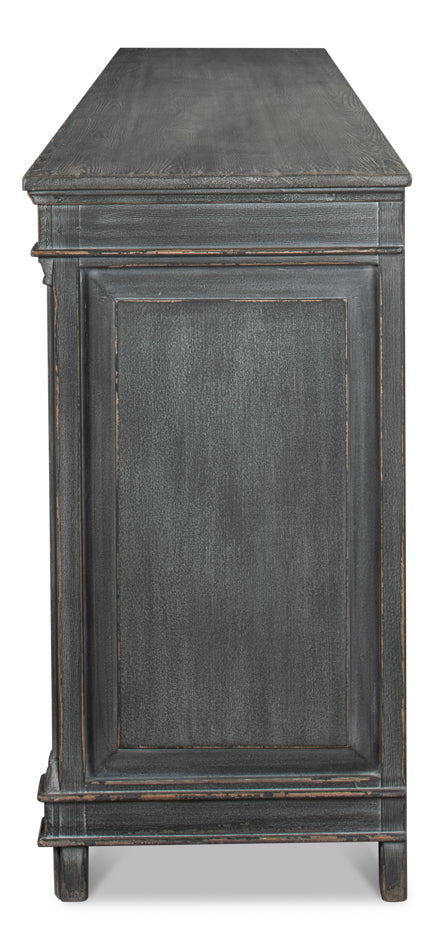 Marksman Sideboard, Concrete Grey by Sarreid Ltd - view 10