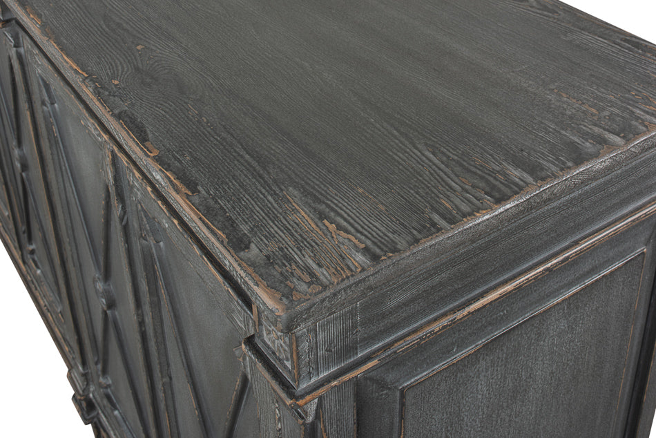 Marksman Sideboard, Concrete Grey by Sarreid Ltd - view 5