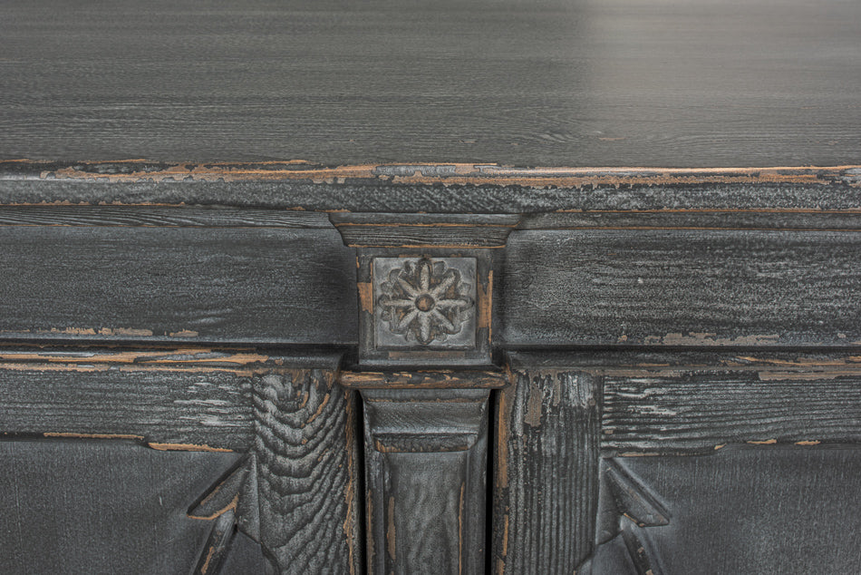 Marksman Sideboard, Concrete Grey by Sarreid Ltd - view 7