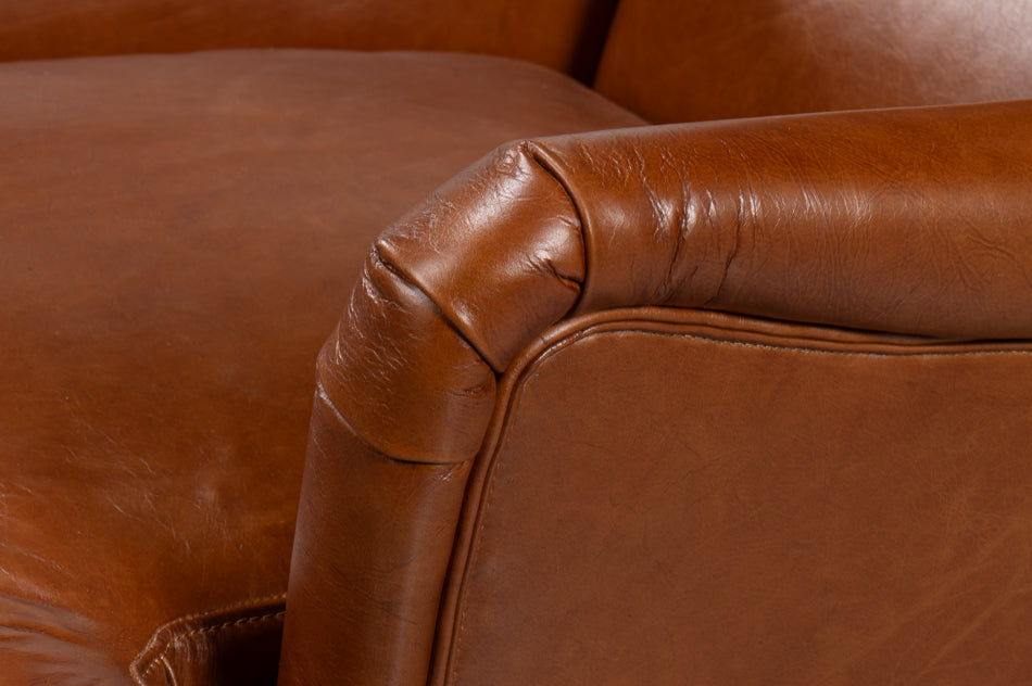 Elite Wing Lounge Chair, Vintage Havana by Sarreid Ltd - view 12