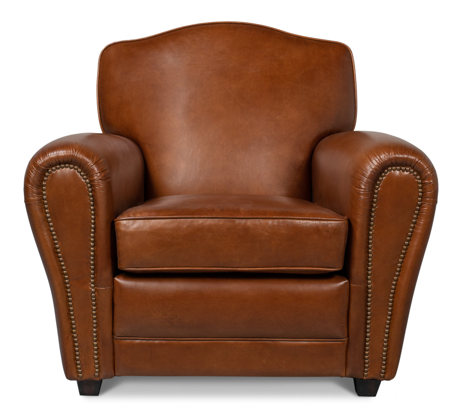 Elite French Club Chair by Sarreid Ltd - view 2