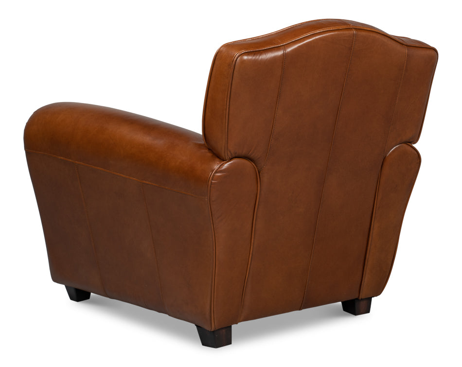 Elite French Club Chair by Sarreid Ltd - view 5