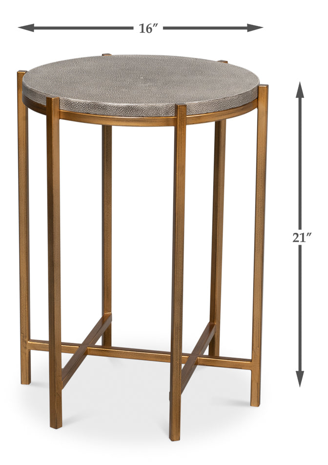 Spence Side Table by Sarreid Ltd - view 6