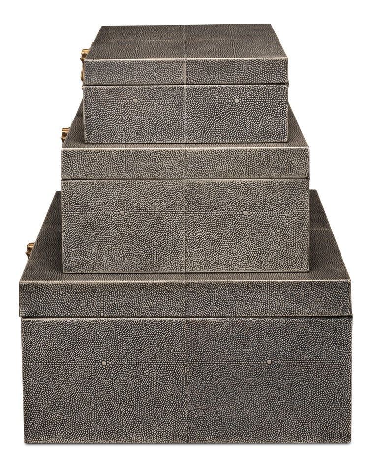 Cosmos Nesting Boxes, Set Of Three by Sarreid Ltd - view 9