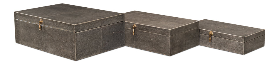 Cosmos Nesting Boxes, Set Of Three by Sarreid Ltd - view 10