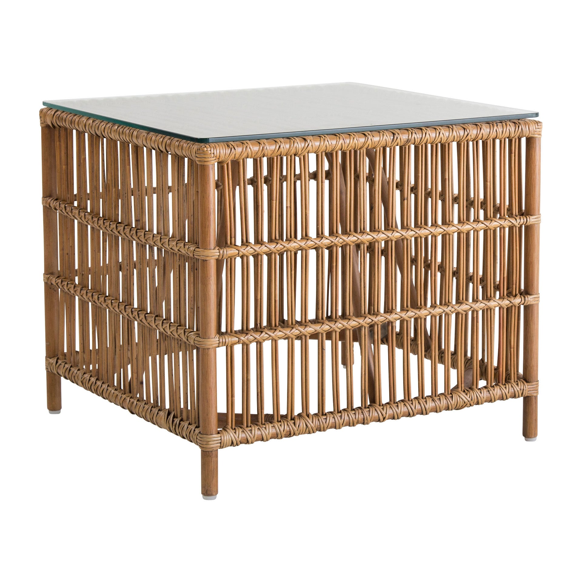 Donatello Side Table w/Glass Top by Sika Design