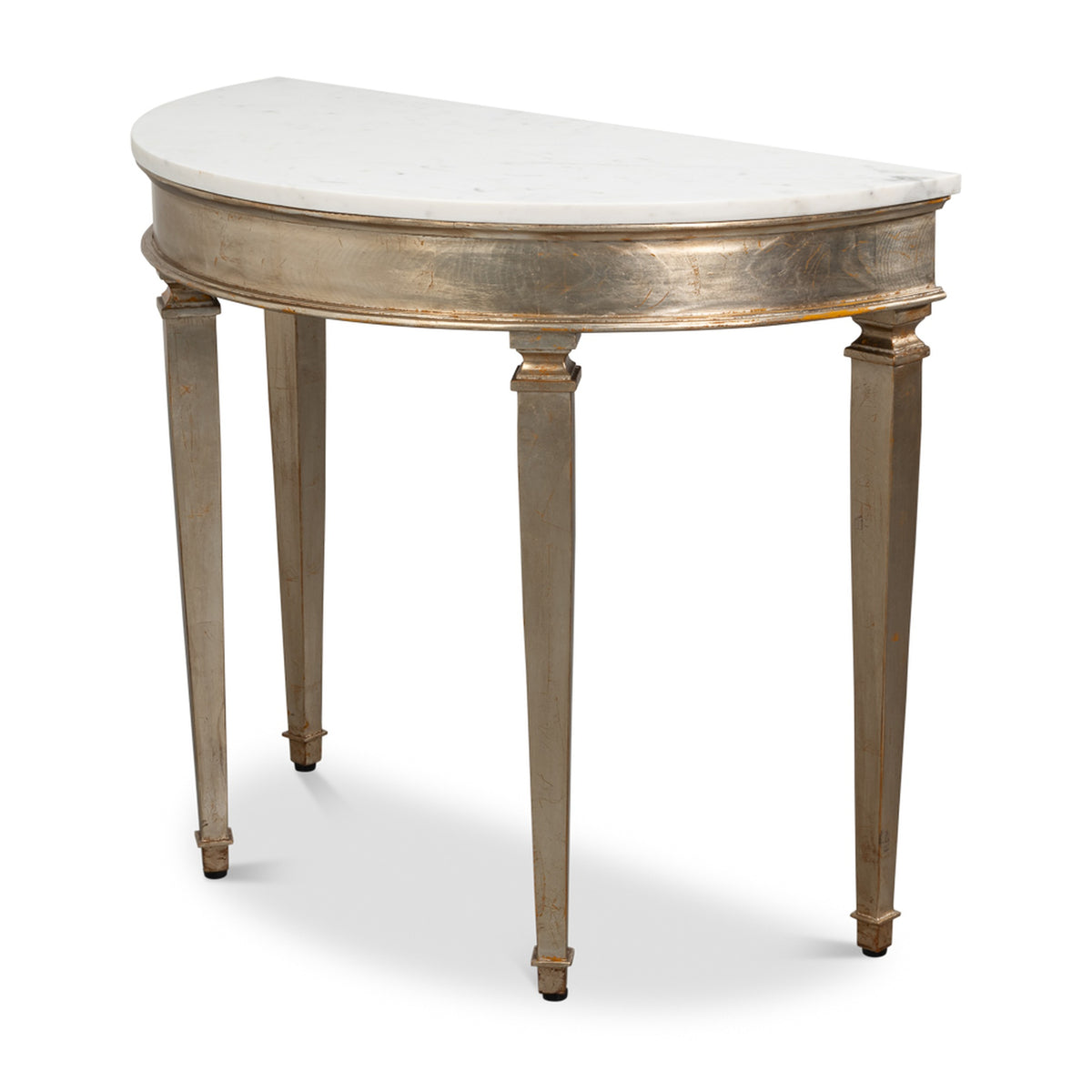 Wycliffe Gold Leaf Demilune by Sarreid Ltd