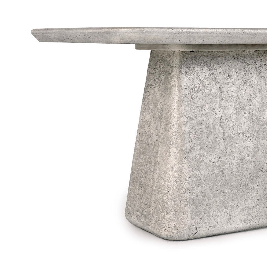 Clara Outdoor Concrete Dining Table 67"