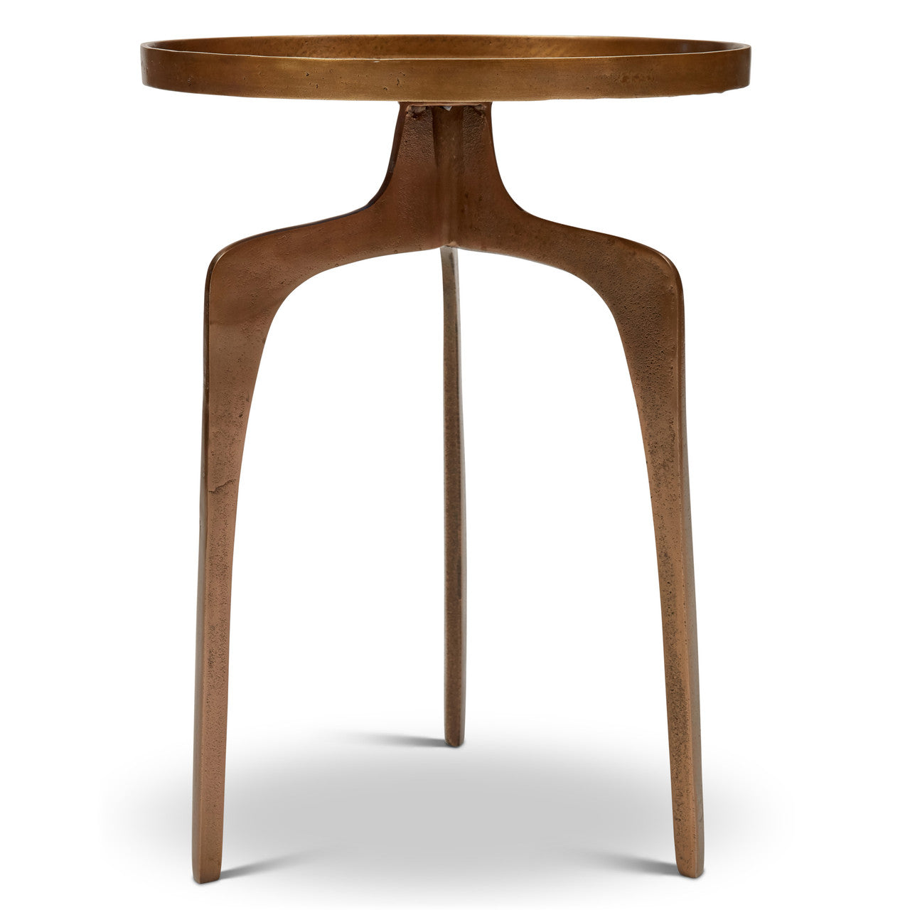 Elements - Vinya End Table - Antique Brass