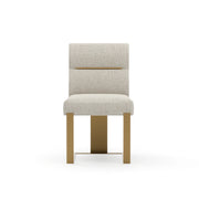 Counter Balance Dining Chair Brushed Gold 20" by Caracole