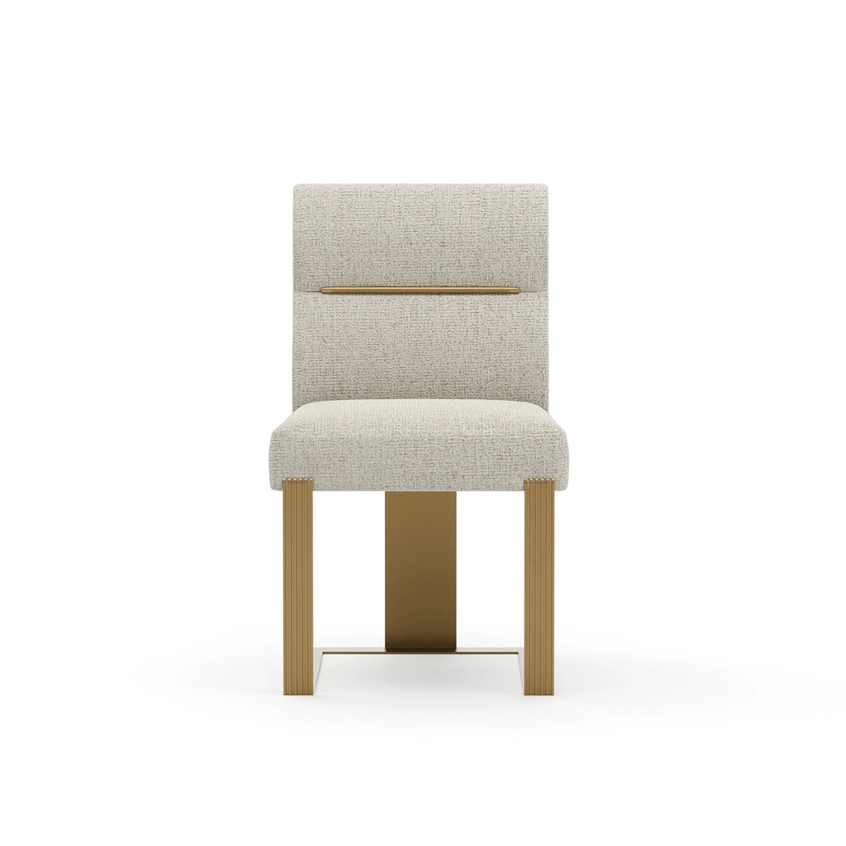 Counter Balance Dining Chair Brushed Gold 20" by Caracole
