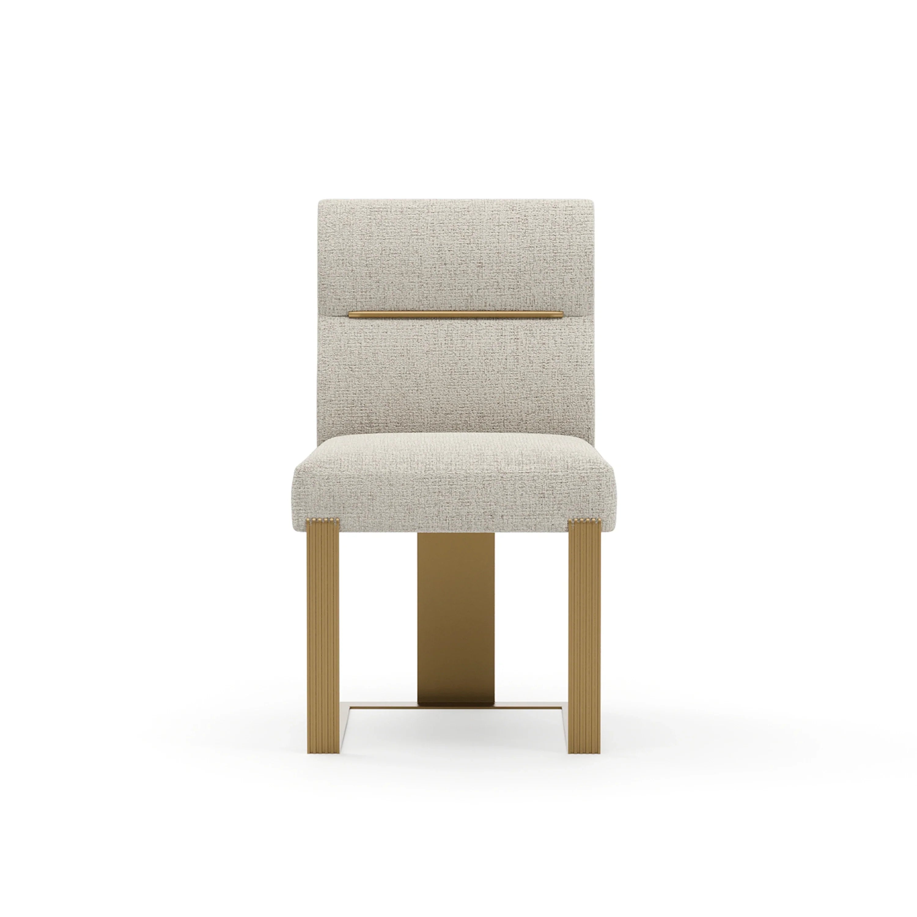 Counter Balance Dining Chair Brushed Gold 20" by Caracole