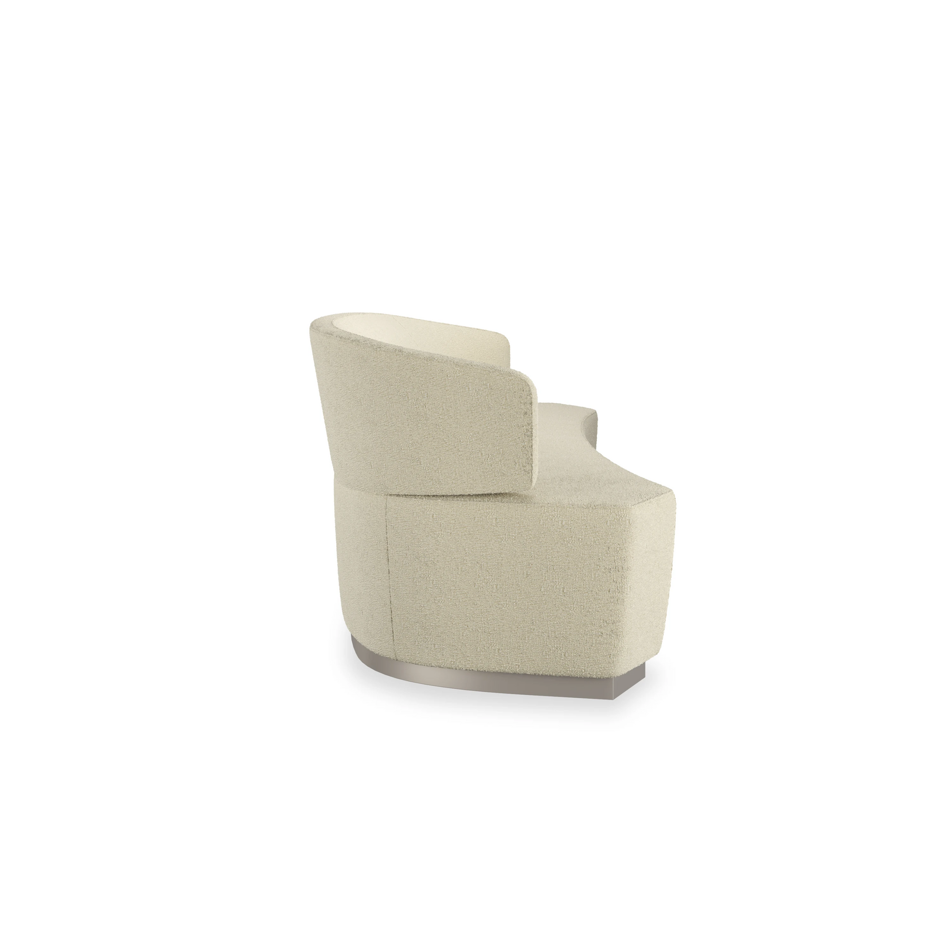 Olympia Sofa-Oatmeal Sparkling Argent 93.50" by Caracole - view 3