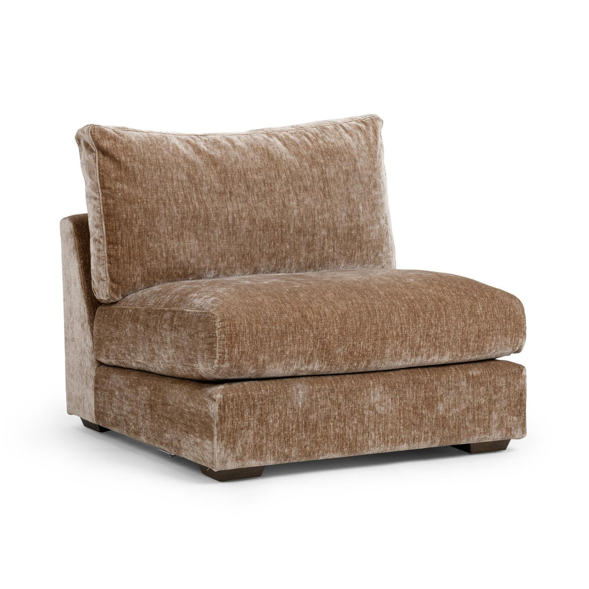 Ludwig Armless Chair - Oyster Taupe by Classic Home - view 2