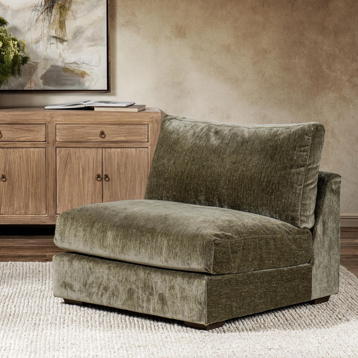 Ludwig Armless Chair - Willow Drift by Classic Home - view 7