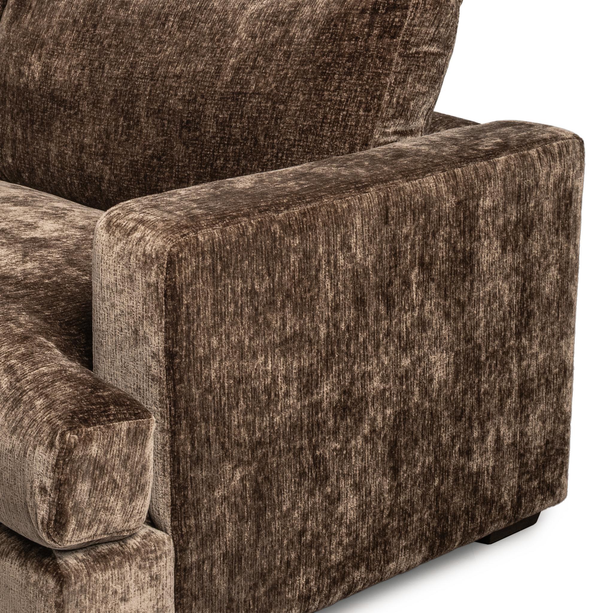 Ludwig 5 Piece Sectional - Mossed Brown