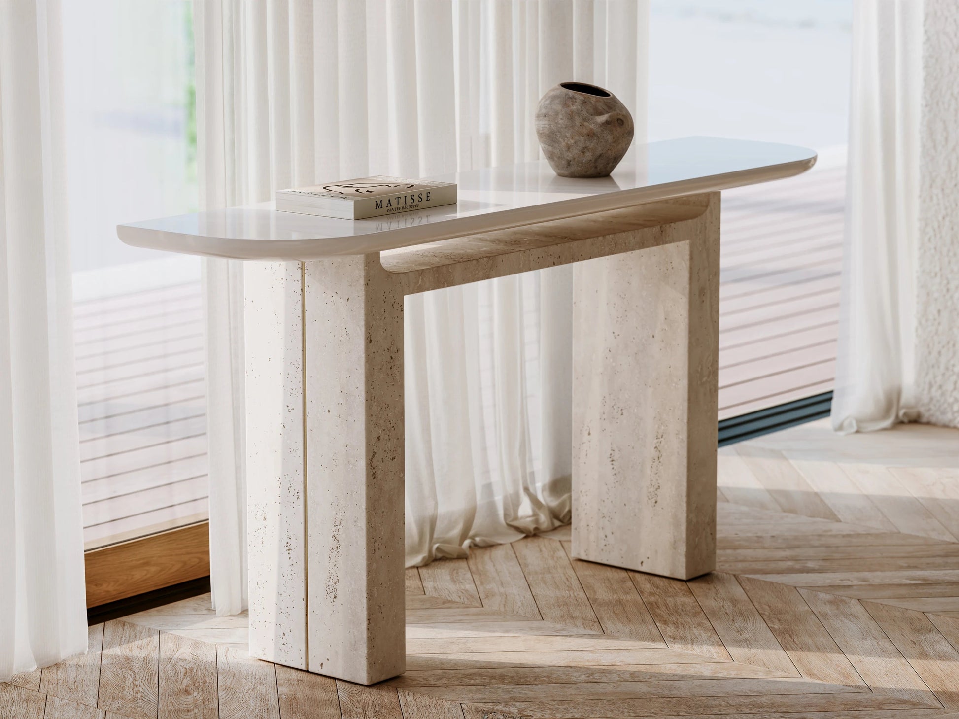 Overlap Open Console Table 67" by Caracole - view 5
