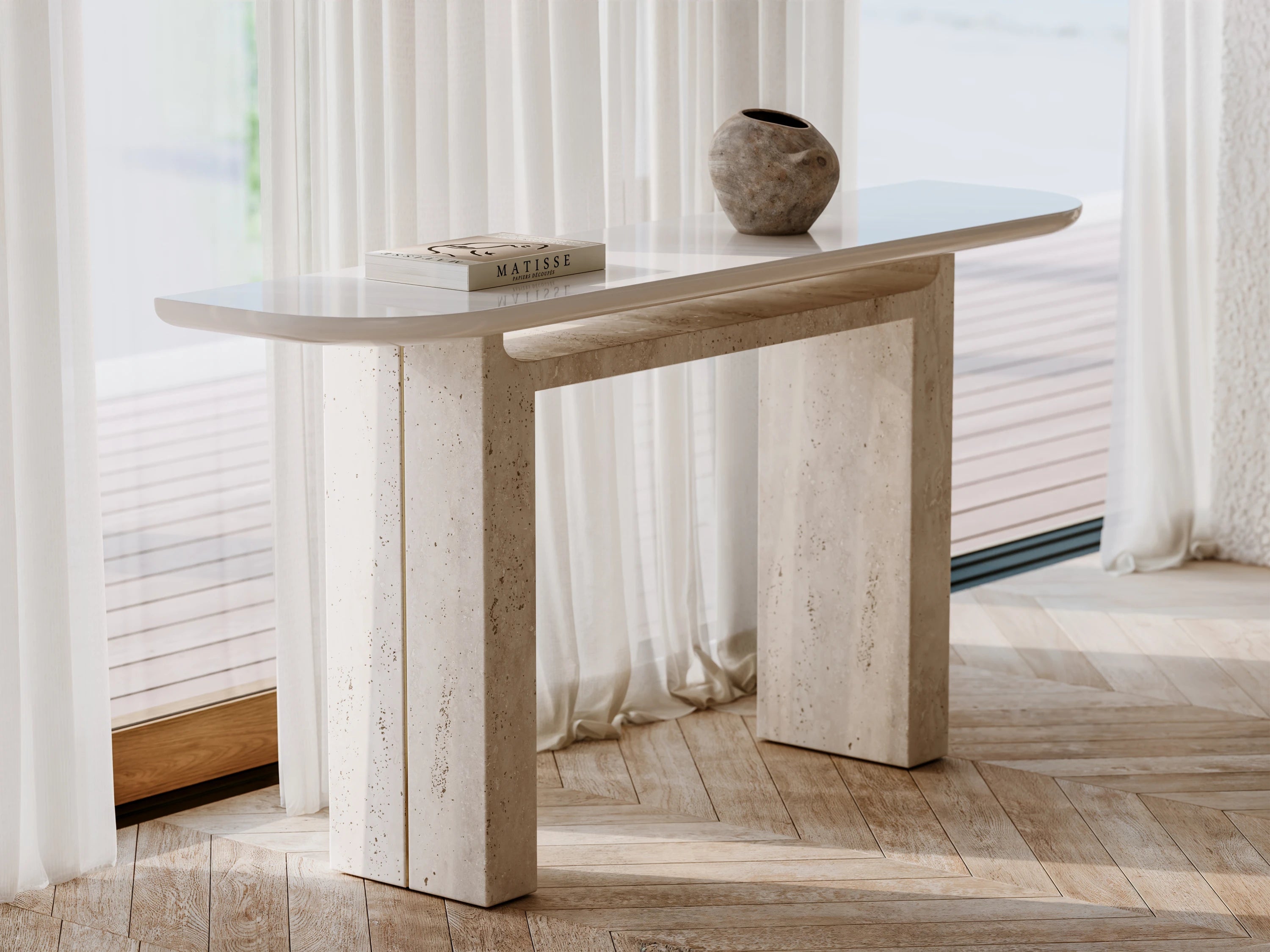 Overlap Open Console Table 67" by Caracole - view 5