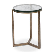 Dorsey Round Side Table 17" by Sarreid Ltd