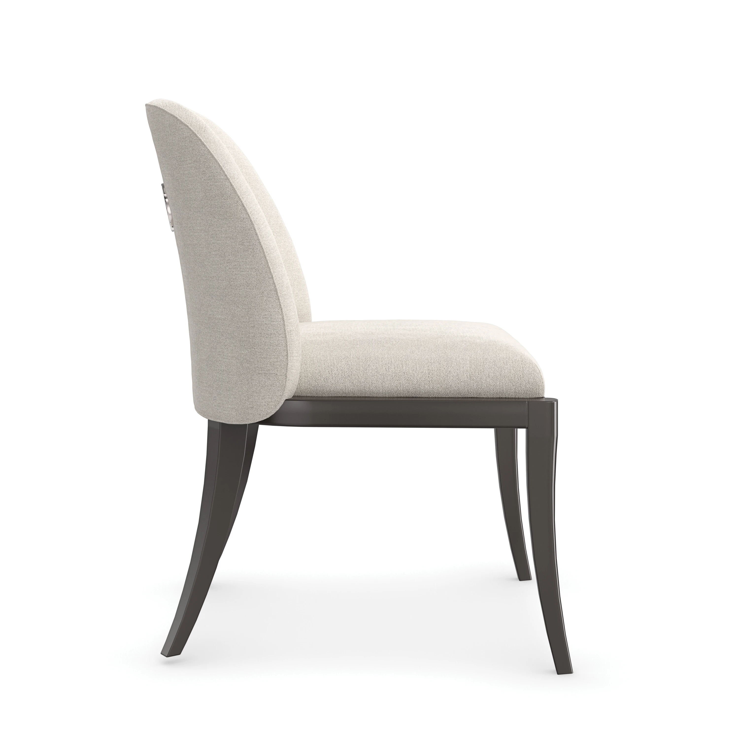 Cameo-Ivory Dark Chocolate Dining Chair 22" by Caracole - view 5