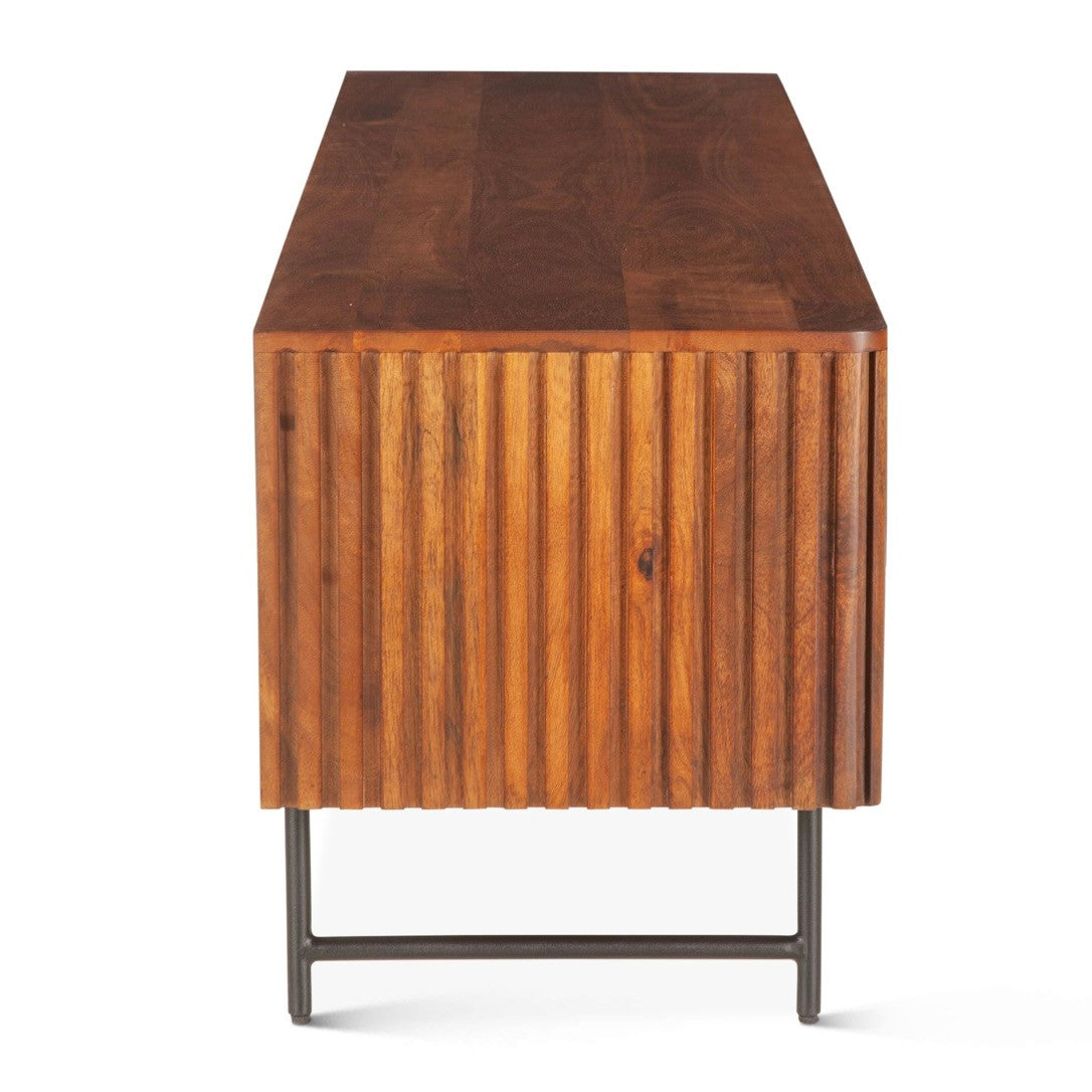 Valor 67" Plasma Cabinet  Pecan Brown