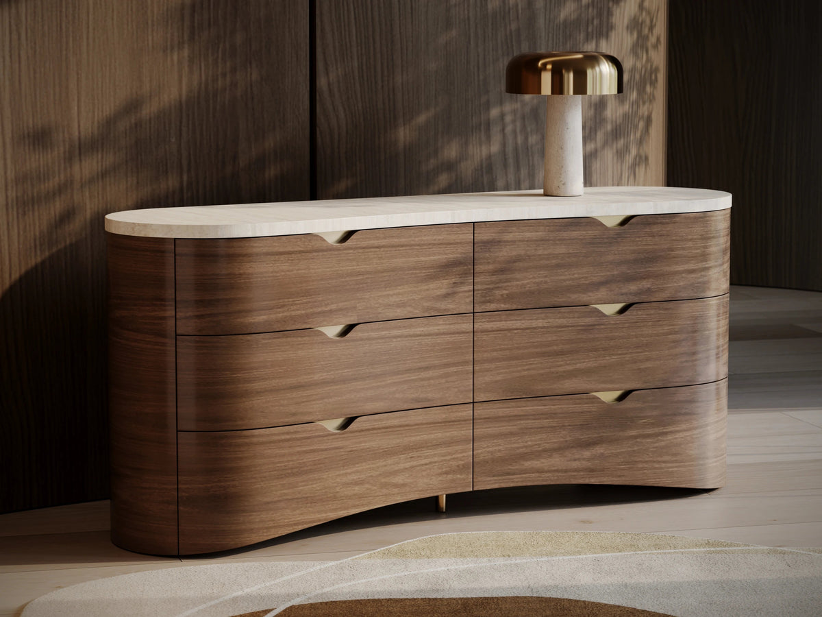 Fleur Dresser Porcini 72" by Caracole - view 3