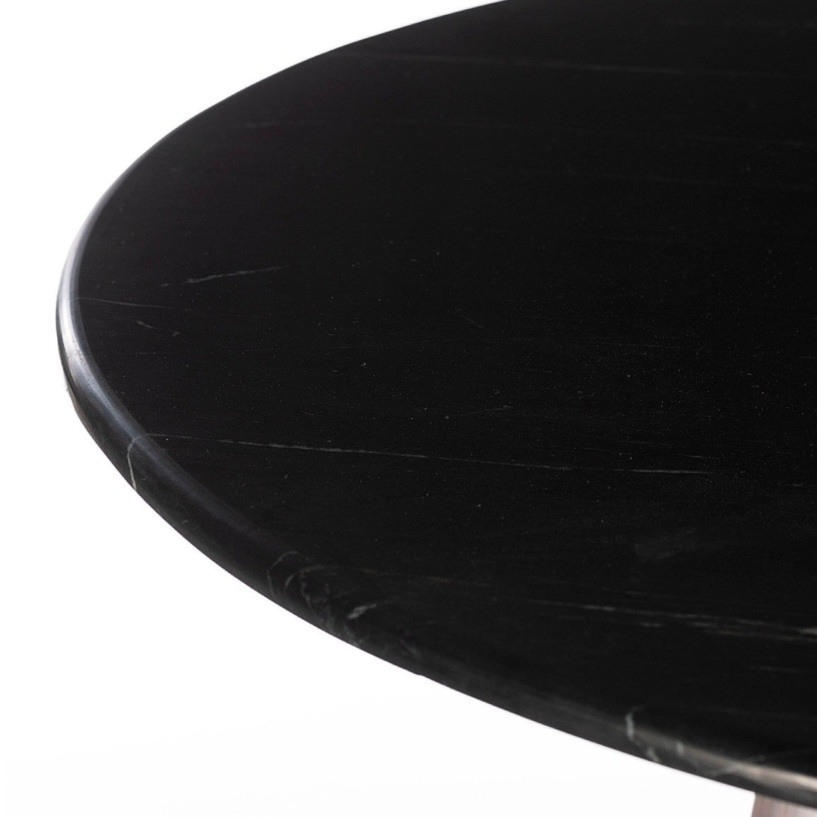 Willow 47" Black Marble Dining Table