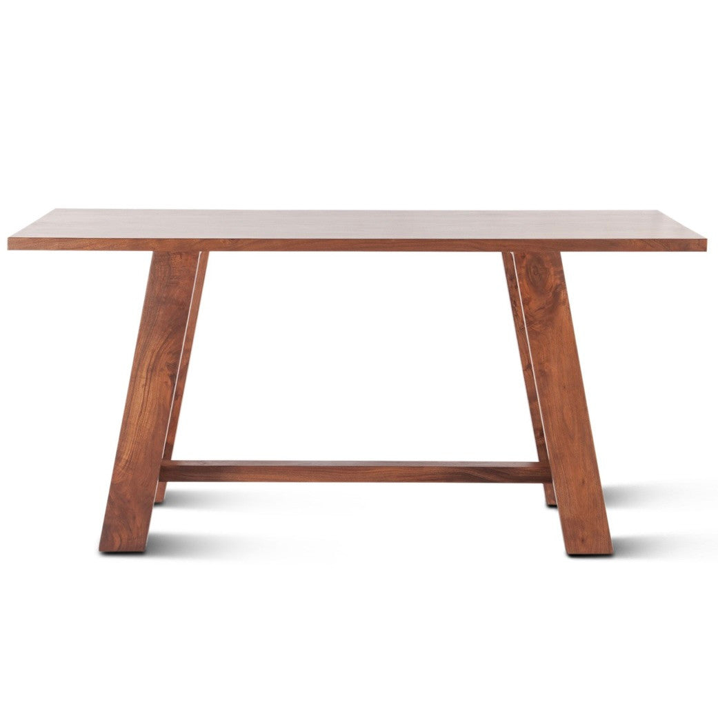 Savannah 75" Acacia Wood Gathering Table Cinnamon Brown