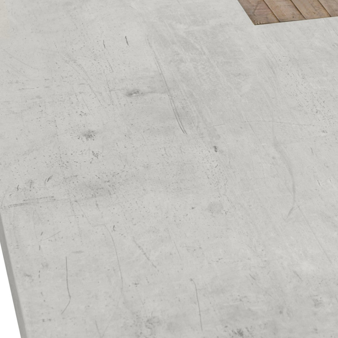 Grange Reclaimed Wood and Concrete Dining Table 94"