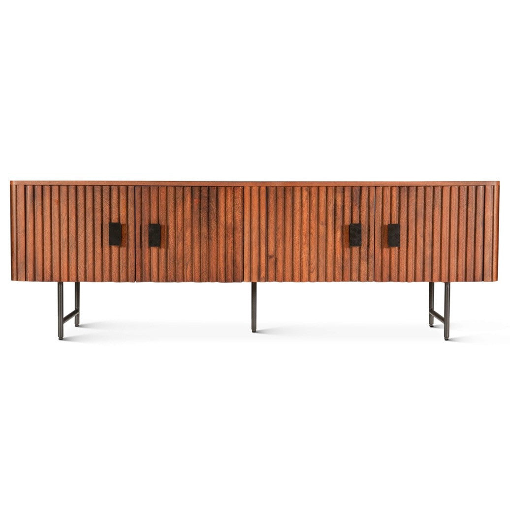 Valor 67" Plasma Cabinet  Pecan Brown