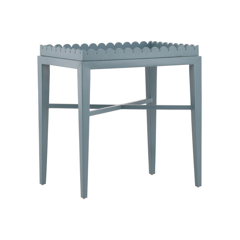Light Blue Stephanie End Table by Furniture Classics at ZIN Home