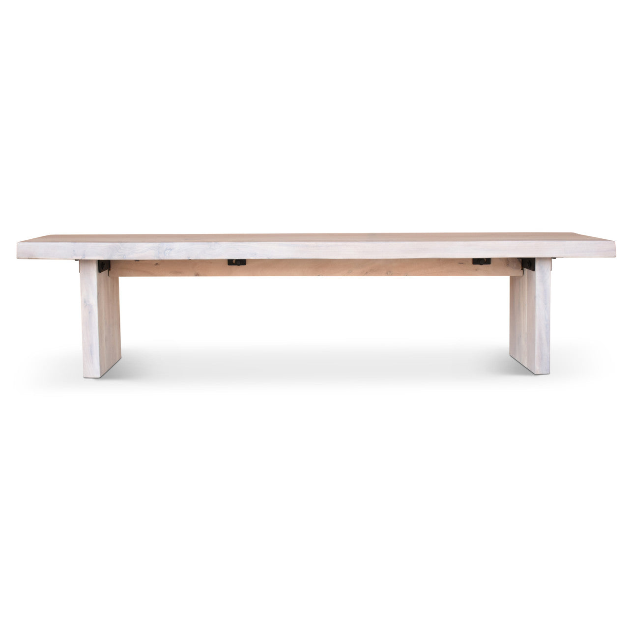 Brooks - Bench - 78" - White Wash Frame