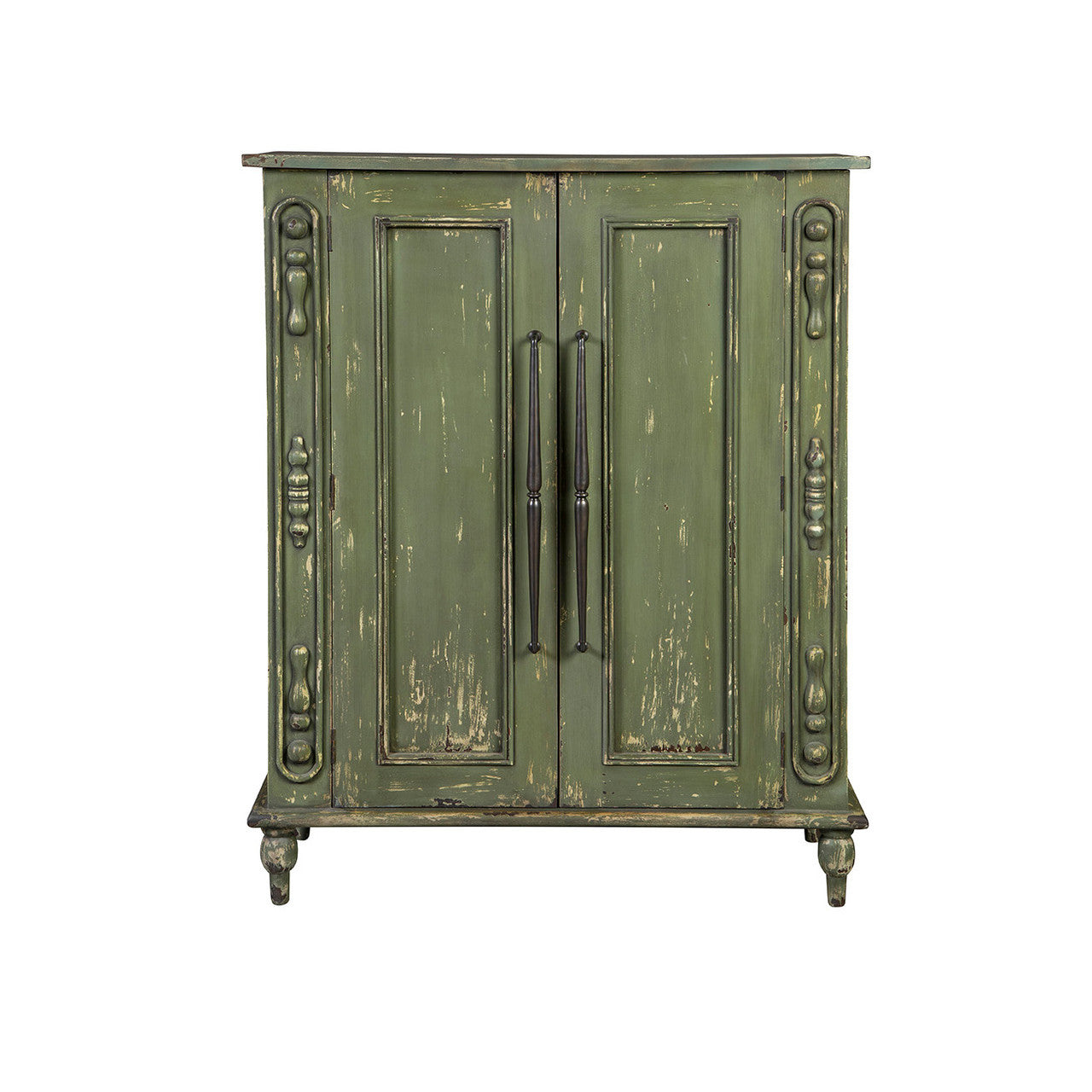 Green Bijou Hall Cabinet - 42'