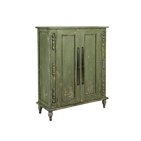 Green Bijou Hall Cabinet - 42'