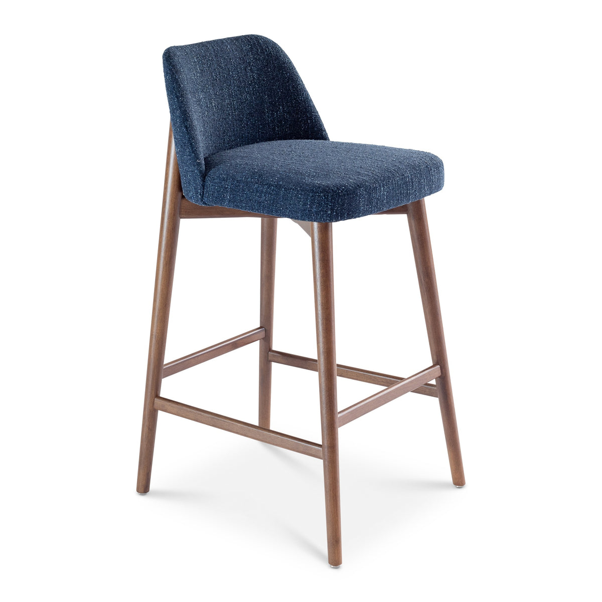 Tonia Barstool Nogal, Blue Mix, Bar Height by Urbia - detail 2