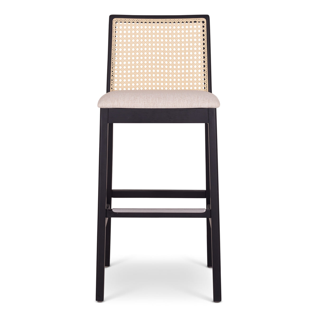 Nardia Barstool Ebano, Medley Ivory, Bar Height by Urbia - detail 3