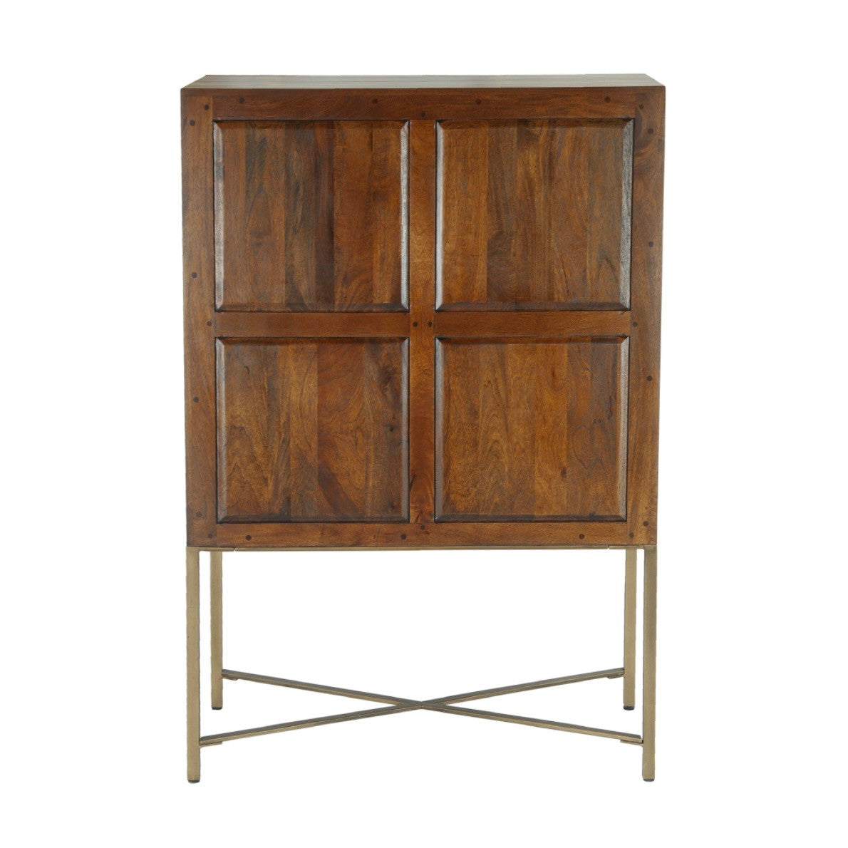 Zoey Contemporary Solid Wood Bar Cabinet