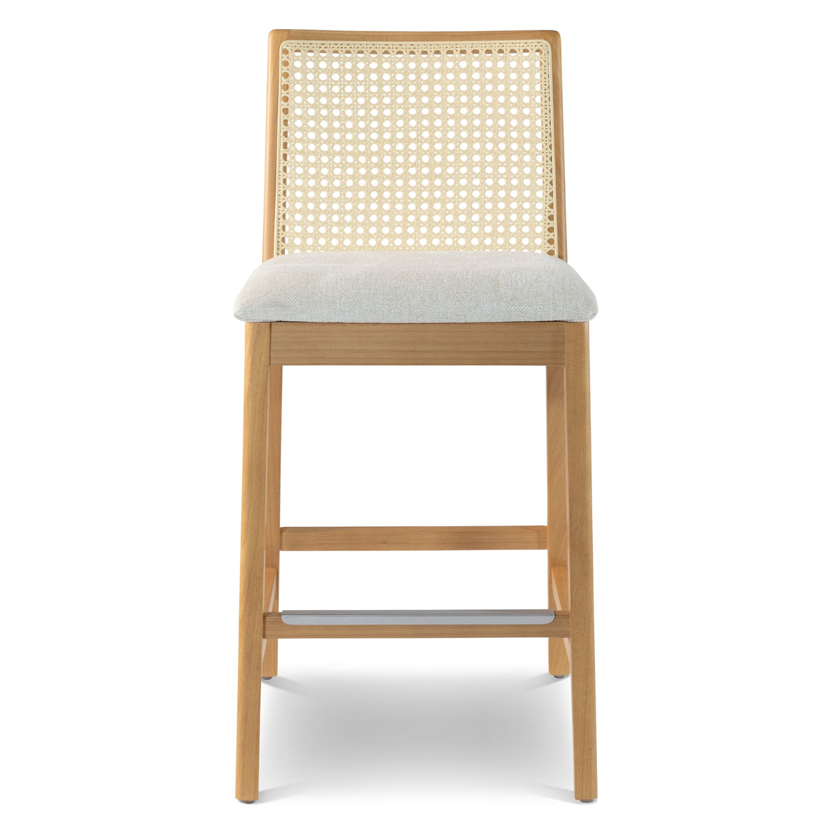 Nardia Cane Counter Stool Damasco, Harvest Natural, Counter Height by Urbia - product view