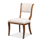 Trophy Elegant Side Chair,Noce Anticato by Sarreid Ltd